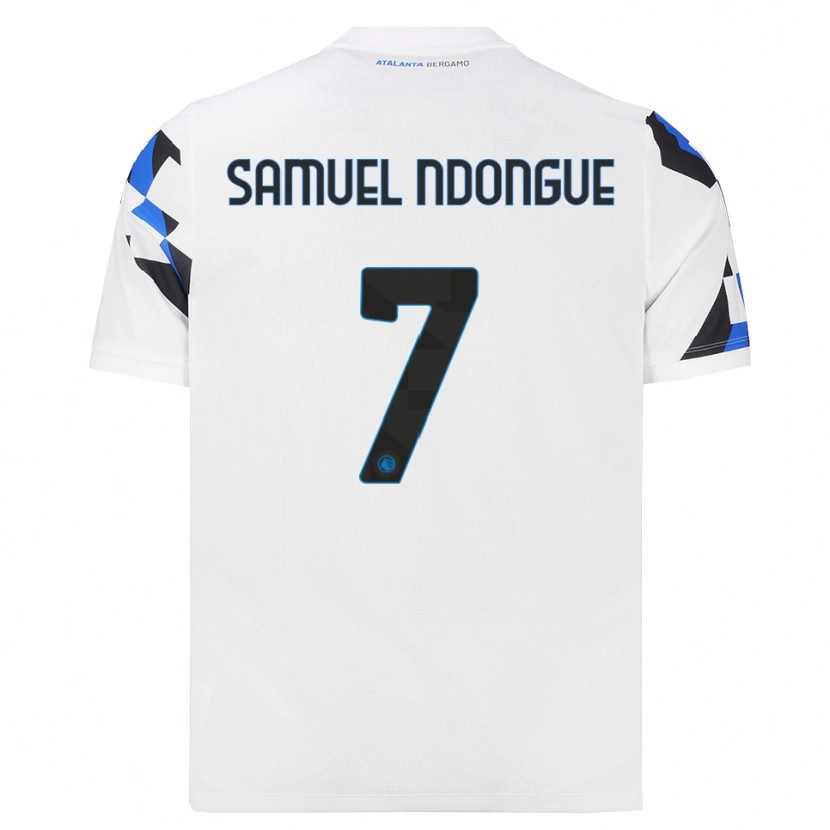 Danxen Kinder Frederick Ndongue #7 Weiß Rot Blau Auswärtstrikot Trikot 2026/27 T-Shirt