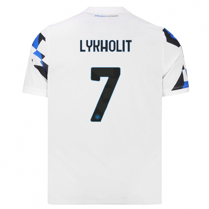 Danxen Kinder Ivan Lykholit #7 Weiß Rot Blau Auswärtstrikot Trikot 2026/27 T-Shirt