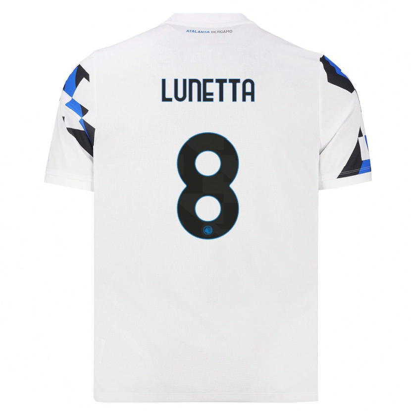 Danxen Kinder Gabriel Lunetta #8 Weiß Rot Blau Auswärtstrikot Trikot 2026/27 T-Shirt