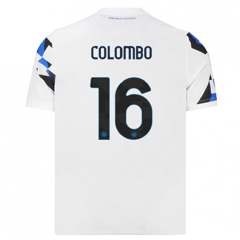 Danxen Kinder William Colombo #16 Weiß Rot Blau Auswärtstrikot Trikot 2026/27 T-Shirt
