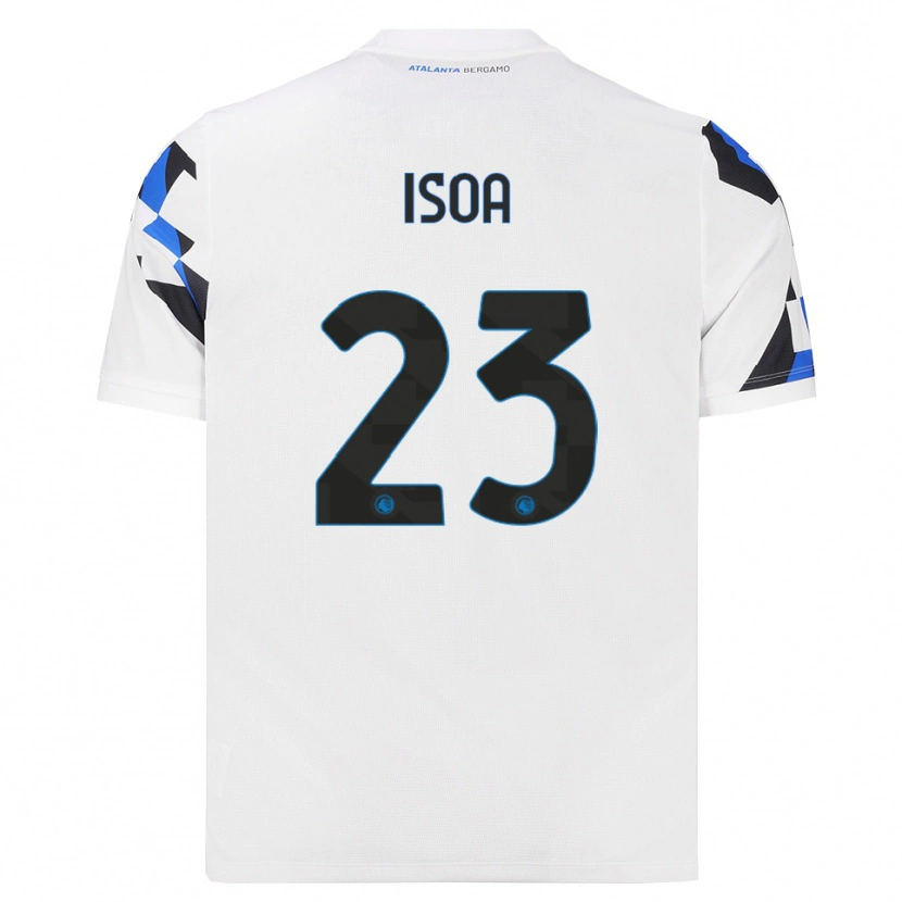 Danxen Kinder Isaac Isoa #23 Weiß Rot Blau Auswärtstrikot Trikot 2026/27 T-Shirt