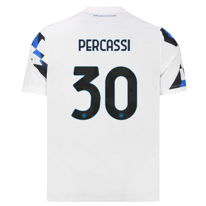Danxen Kinder Giovanni Percassi #30 Weiß Rot Blau Auswärtstrikot Trikot 2026/27 T-Shirt