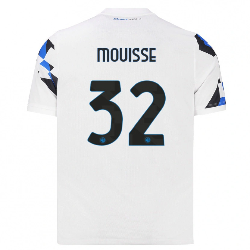 Danxen Kinder Samir Mouisse #32 Weiß Rot Blau Auswärtstrikot Trikot 2026/27 T-Shirt