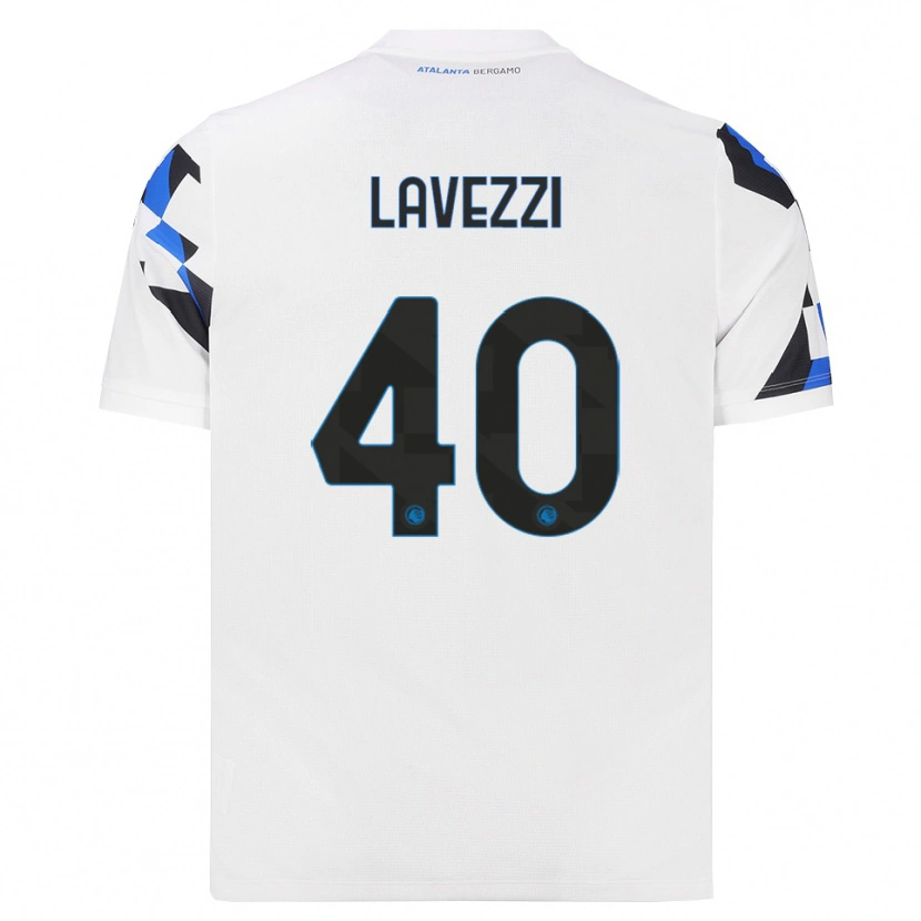 Danxen Kinder Filippo Lavezzi #40 Weiß Rot Blau Auswärtstrikot Trikot 2026/27 T-Shirt