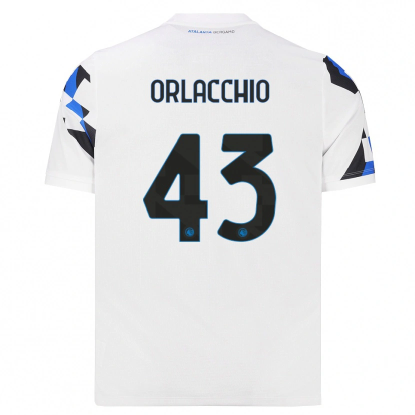 Danxen Kinder Angelo Orlacchio #43 Weiß Rot Blau Auswärtstrikot Trikot 2026/27 T-Shirt