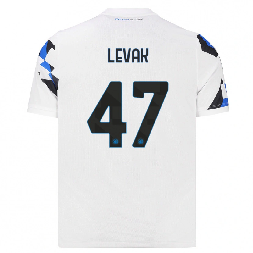Danxen Kinder Sergej Levak #47 Weiß Rot Blau Auswärtstrikot Trikot 2026/27 T-Shirt