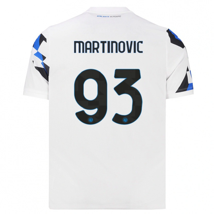 Danxen Kinder Melania Martinovic #93 Weiß Rot Blau Auswärtstrikot Trikot 2026/27 T-Shirt
