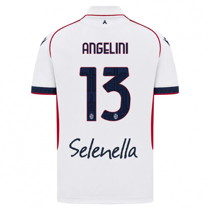 Danxen Kinder Riccardo Angelini #13 Weiß Rot Königsblau Auswärtstrikot Trikot 2026/27 T-Shirt