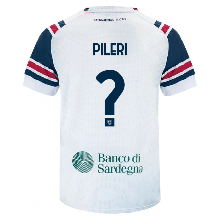 Danxen Kinder Matteo Pileri #0 Weiß Rot Grün Auswärtstrikot Trikot 2026/27 T-Shirt