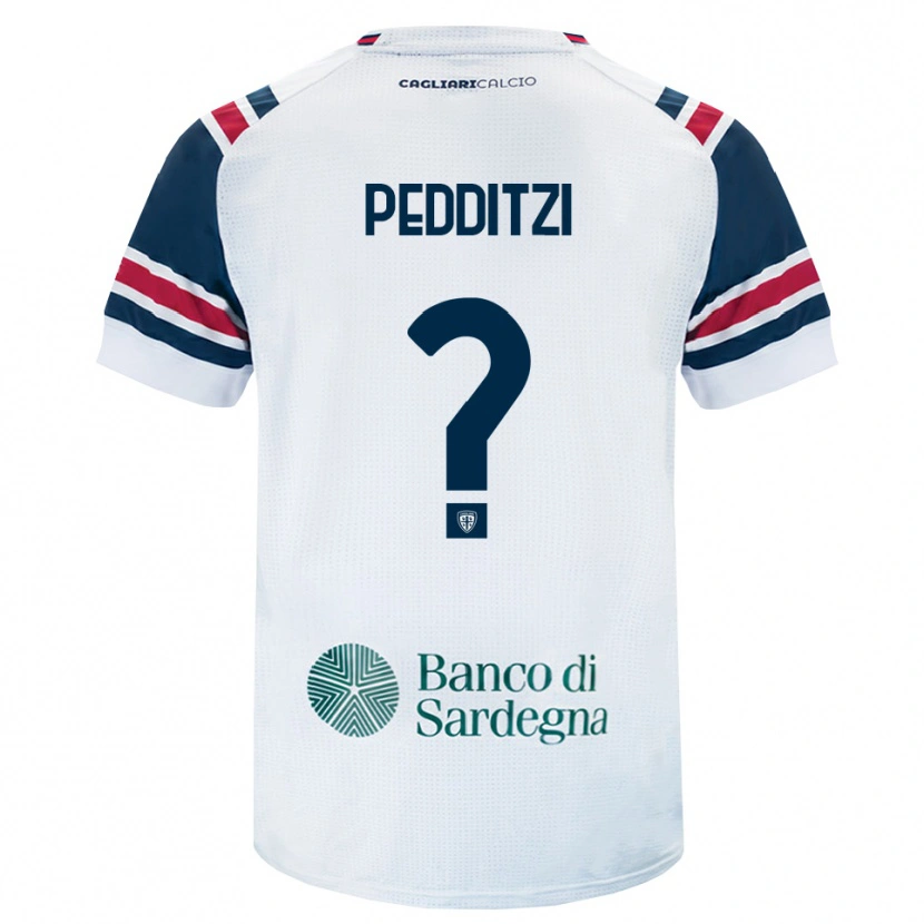 Danxen Kinder Simone Pedditzi #0 Weiß Rot Grün Auswärtstrikot Trikot 2026/27 T-Shirt