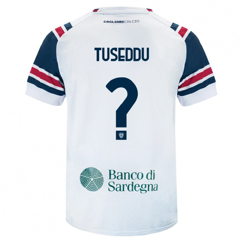 Danxen Kinder Alessio Tuseddu #0 Weiß Rot Grün Auswärtstrikot Trikot 2026/27 T-Shirt