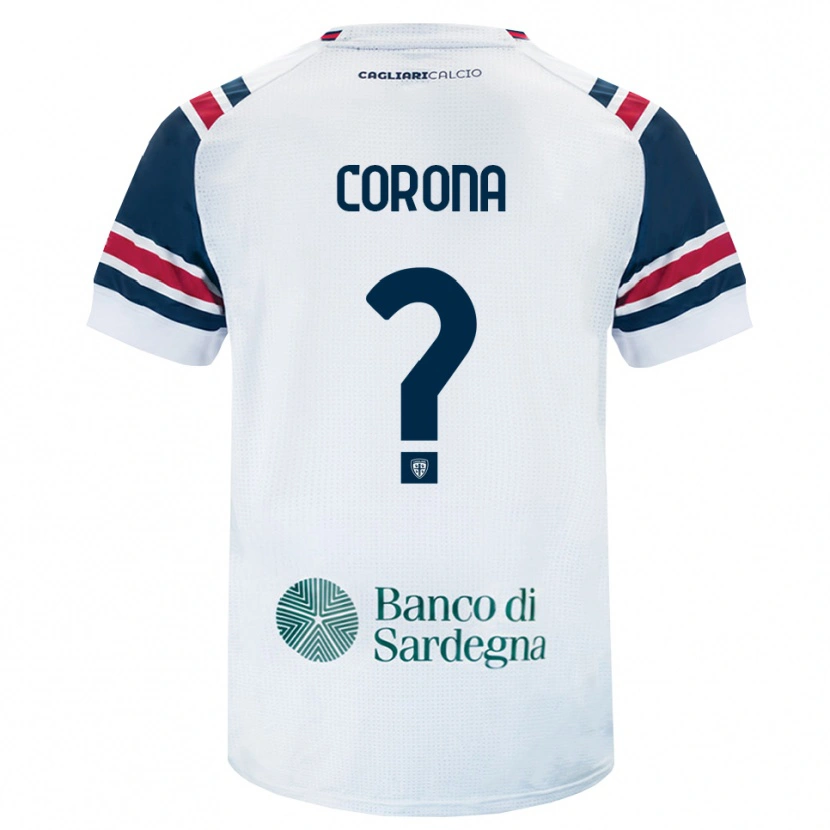 Danxen Kinder Leonardo Corona #0 Weiß Rot Grün Auswärtstrikot Trikot 2026/27 T-Shirt