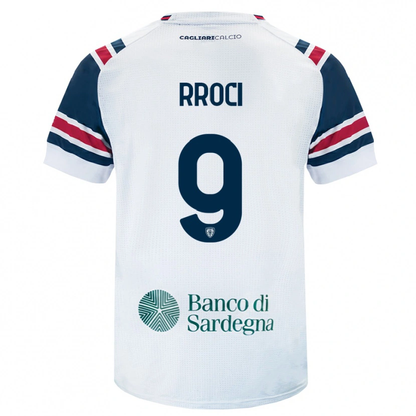 Danxen Kinder Kevin Rroci #9 Weiß Rot Grün Auswärtstrikot Trikot 2026/27 T-Shirt