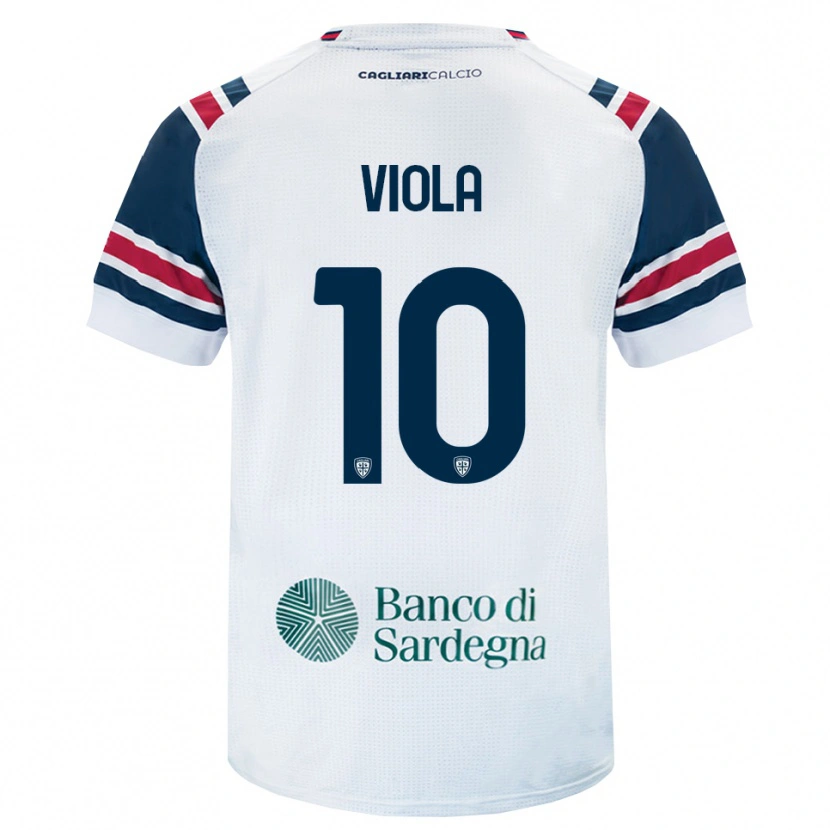 Danxen Kinder Nicolas Viola #10 Weiß Rot Grün Auswärtstrikot Trikot 2026/27 T-Shirt