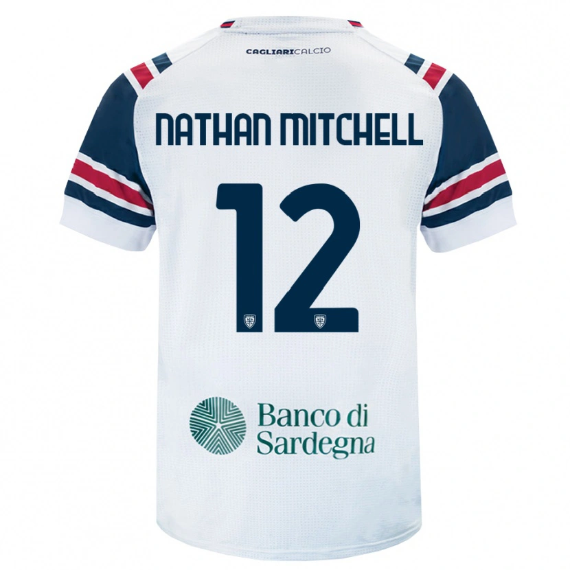 Danxen Kinder Anton Nathan Mitchell #12 Weiß Rot Grün Auswärtstrikot Trikot 2026/27 T-Shirt