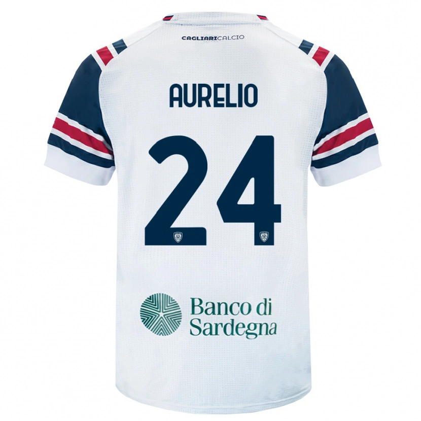 Danxen Kinder Giuseppe Aurelio #24 Weiß Rot Grün Auswärtstrikot Trikot 2026/27 T-Shirt