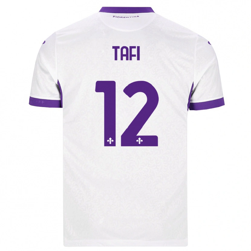 Danxen Kinder Giulio Tafi #12 Weiß Lila Auswärtstrikot Trikot 2026/27 T-Shirt