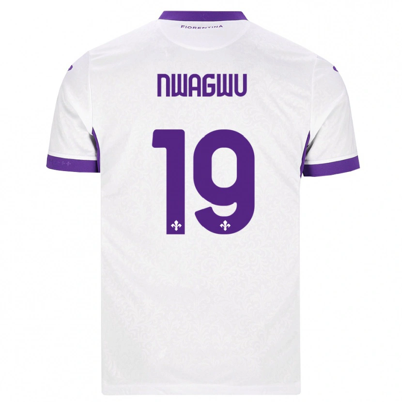 Danxen Kinder Ikenna Nwagwu #19 Weiß Lila Auswärtstrikot Trikot 2026/27 T-Shirt
