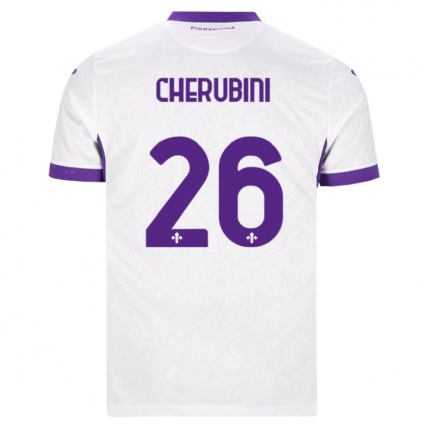 Danxen Kinder Maya Cherubini #26 Weiß Lila Auswärtstrikot Trikot 2026/27 T-Shirt
