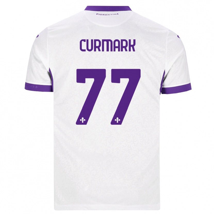 Danxen Kinder Filippa Curmark #77 Weiß Lila Auswärtstrikot Trikot 2026/27 T-Shirt