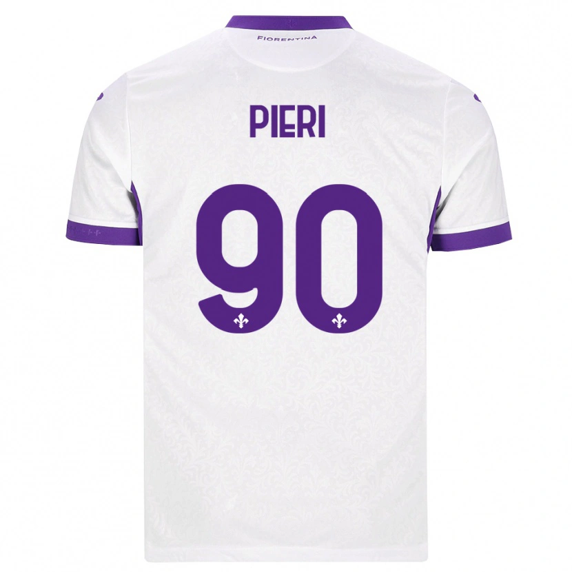 Danxen Kinder Arianna Pieri #90 Weiß Lila Auswärtstrikot Trikot 2026/27 T-Shirt