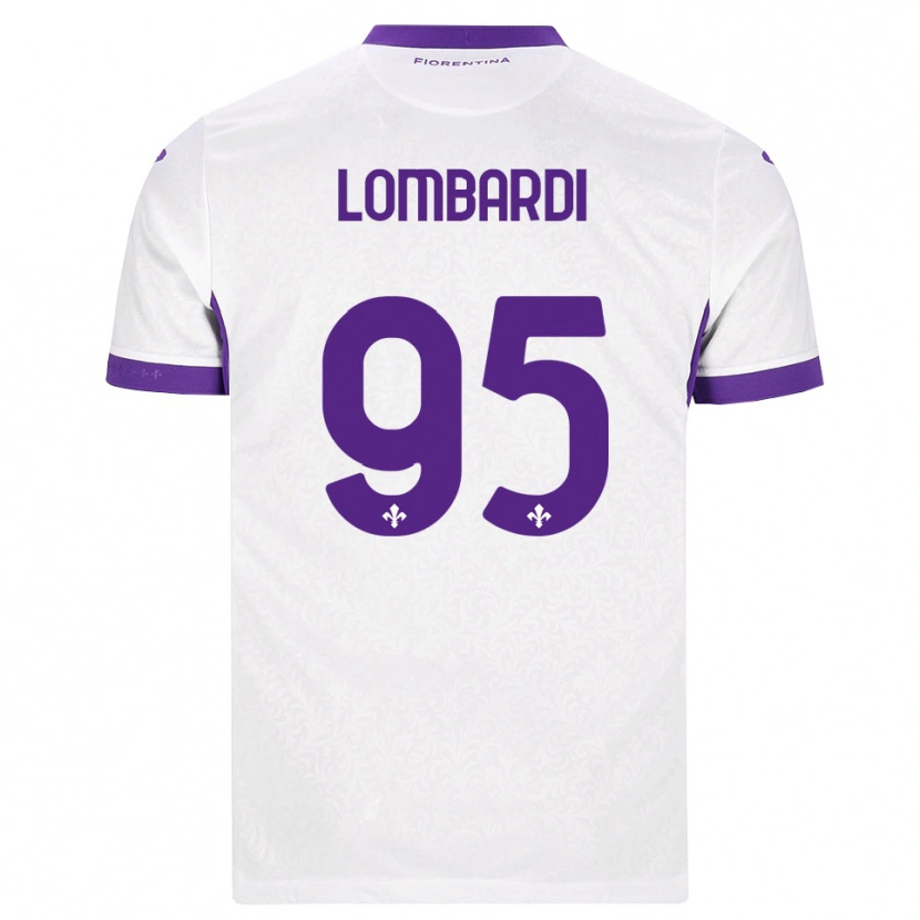 Danxen Kinder Emma Lombardi #95 Weiß Lila Auswärtstrikot Trikot 2026/27 T-Shirt