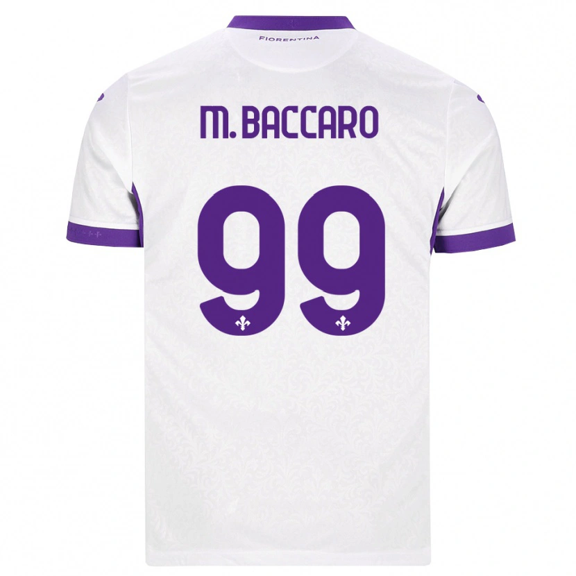 Danxen Kinder Giulia Maria Baccaro #99 Weiß Lila Auswärtstrikot Trikot 2026/27 T-Shirt