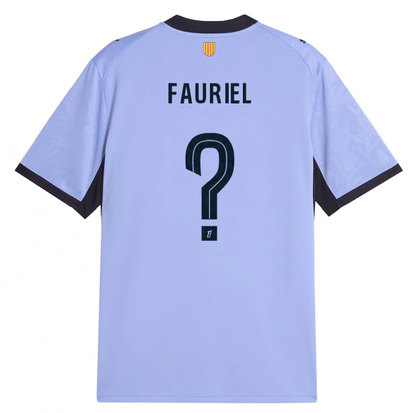 Danxen Kinder Lois Fauriel #0 Lavendelschwarz Ausweichtrikot Trikot 2026/27 T-Shirt