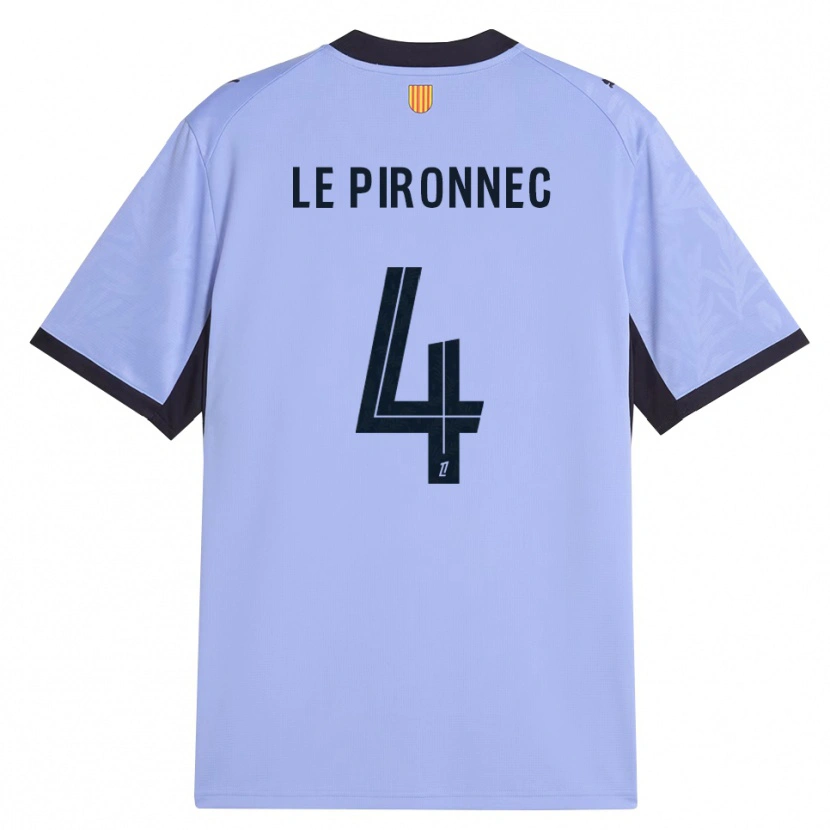 Danxen Kinder Kélian Le Pironnec #4 Lavendelschwarz Ausweichtrikot Trikot 2026/27 T-Shirt