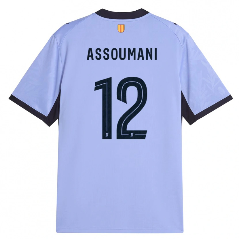Danxen Kinder Saïfi Assoumani #12 Lavendelschwarz Ausweichtrikot Trikot 2026/27 T-Shirt