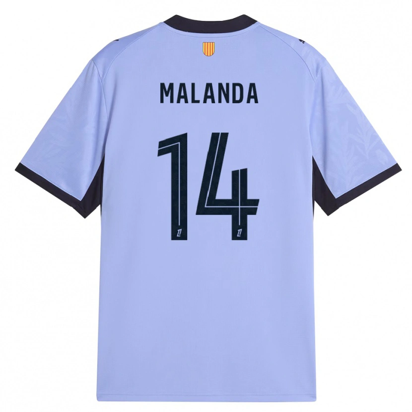 Danxen Kinder Jephthe Malanda #14 Lavendelschwarz Ausweichtrikot Trikot 2026/27 T-Shirt