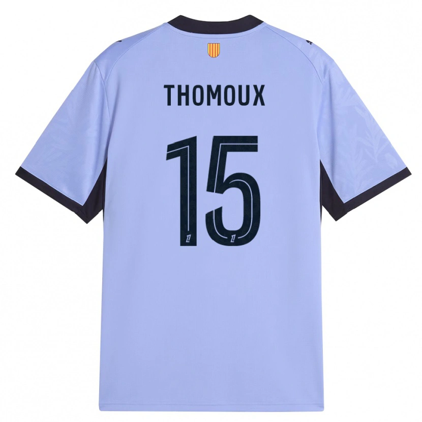 Danxen Kinder Esteban Thomoux #15 Lavendelschwarz Ausweichtrikot Trikot 2026/27 T-Shirt
