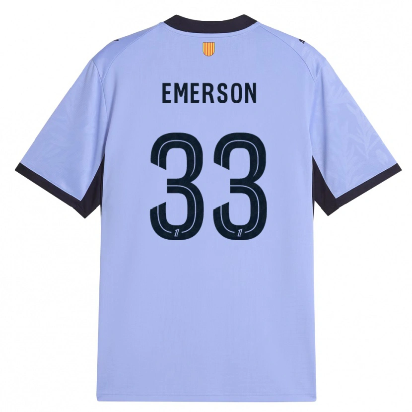 Danxen Kinder Emerson Palmieri Dos Santos #33 Lavendelschwarz Ausweichtrikot Trikot 2026/27 T-Shirt