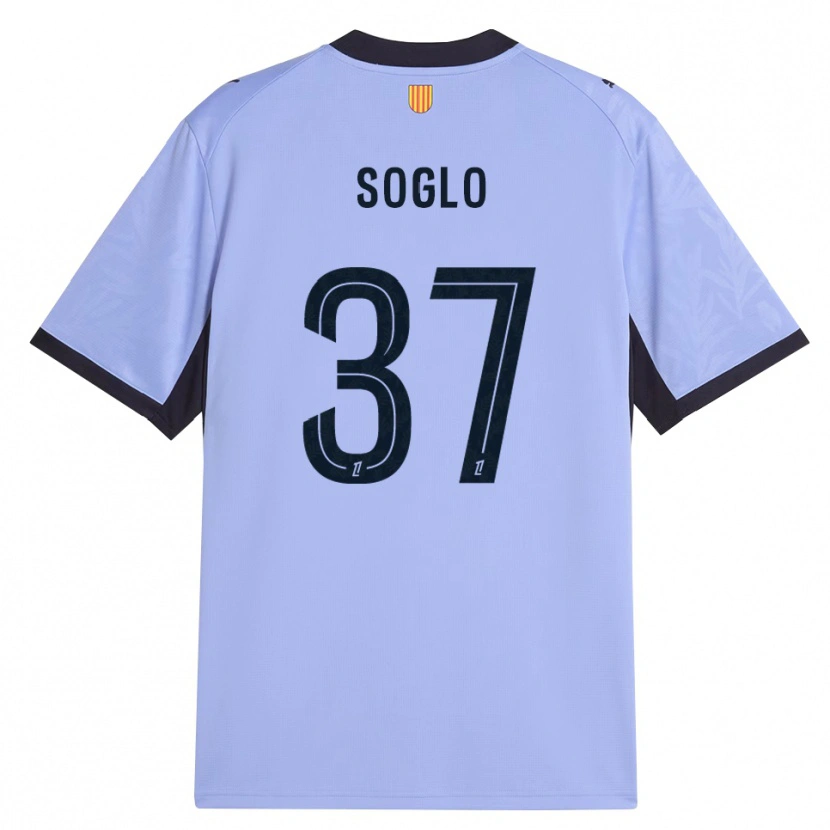 Danxen Kinder Emran Soglo #37 Lavendelschwarz Ausweichtrikot Trikot 2026/27 T-Shirt