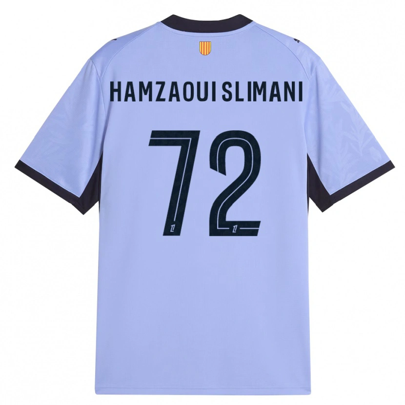Danxen Kinder Hilan Hamzaoui Slimani #72 Lavendelschwarz Ausweichtrikot Trikot 2026/27 T-Shirt
