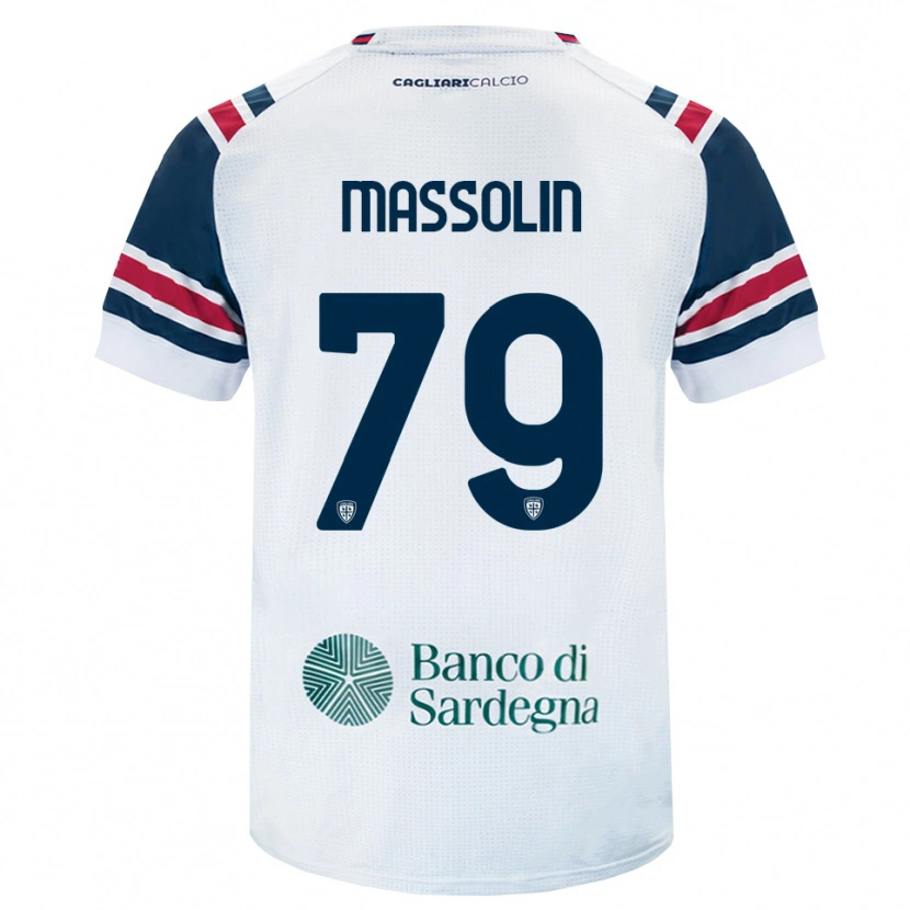 Danxen Kinder Yanis Massolin #79 Weiß Rot Grün Auswärtstrikot Trikot 2026/27 T-Shirt