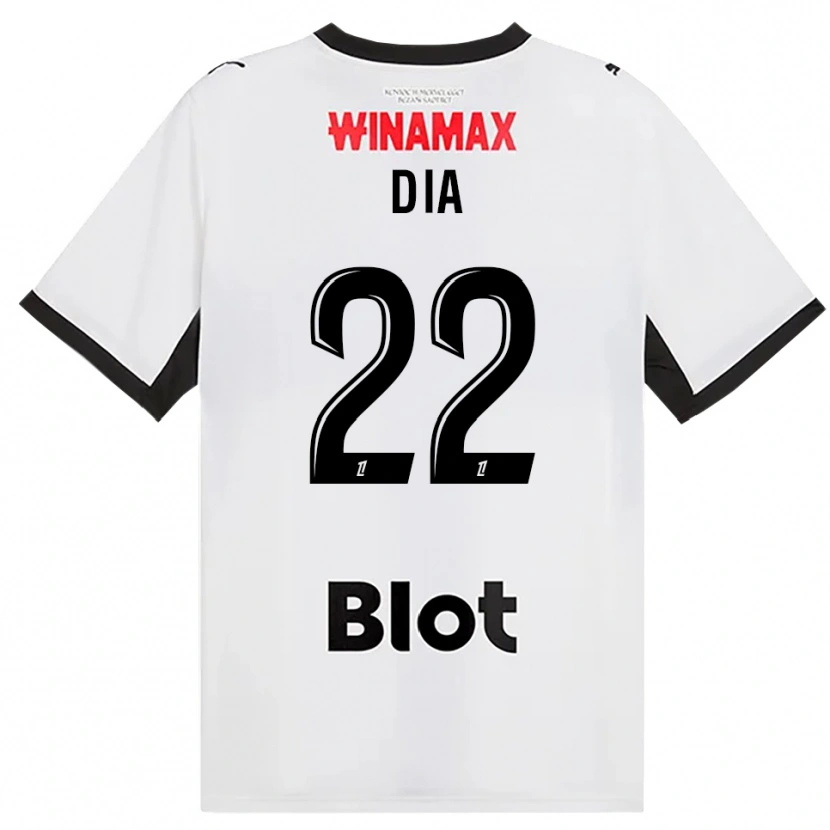 Danxen Kinder Boulaye Dia #22 Schwarz Weiß Rot Auswärtstrikot Trikot 2026/27 T-Shirt