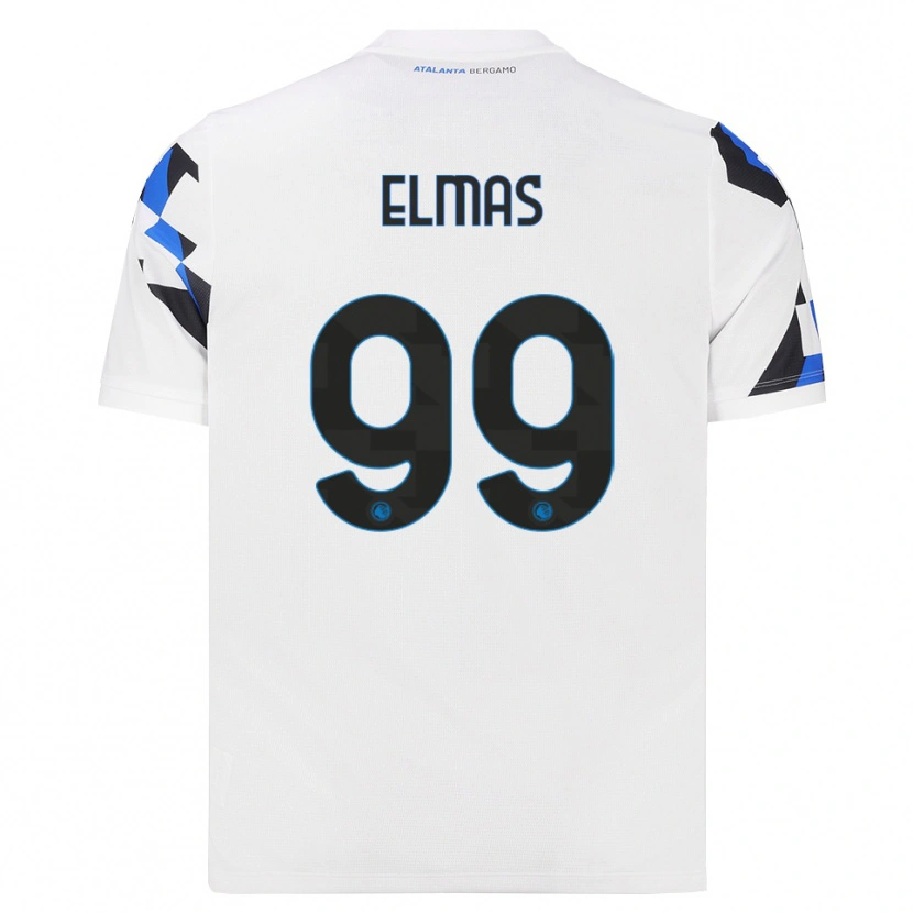 Danxen Kinder Eljif Elmas #99 Weiß Rot Blau Auswärtstrikot Trikot 2026/27 T-Shirt