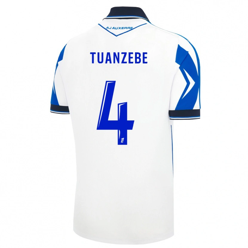 Danxen Herren Axel Tuanzebe #4 Schwarz Weiß Blau Heimtrikot Trikot 2026/27 T-Shirt