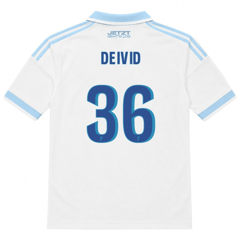 Danxen Herren Deivid Washington #36 Hellblau Weiß Rot Auswärtstrikot Trikot 2026/27 T-Shirt