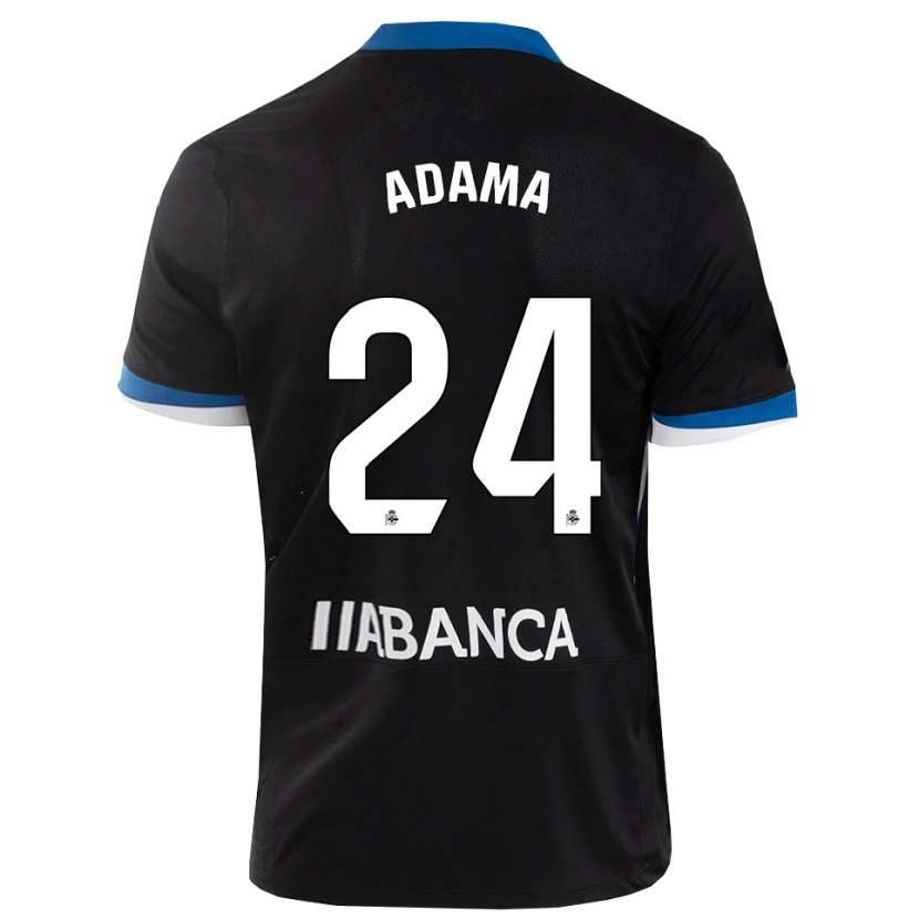 Danxen Herren Adama Traoré #24 Schwarz Blau Weiß Auswärtstrikot Trikot 2026/27 T-Shirt