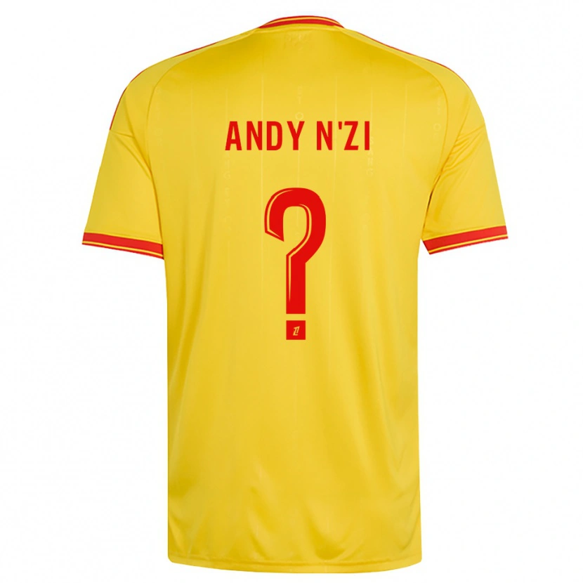 Danxen Herren Christ Andy N'zi #0 Gold Orange Rot Heimtrikot Trikot 2026/27 T-Shirt