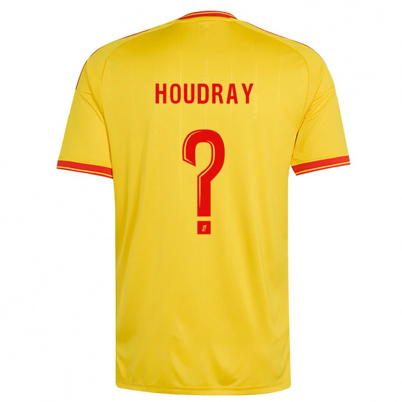 Danxen Herren Leyaan Houdray #0 Gold Orange Rot Heimtrikot Trikot 2026/27 T-Shirt