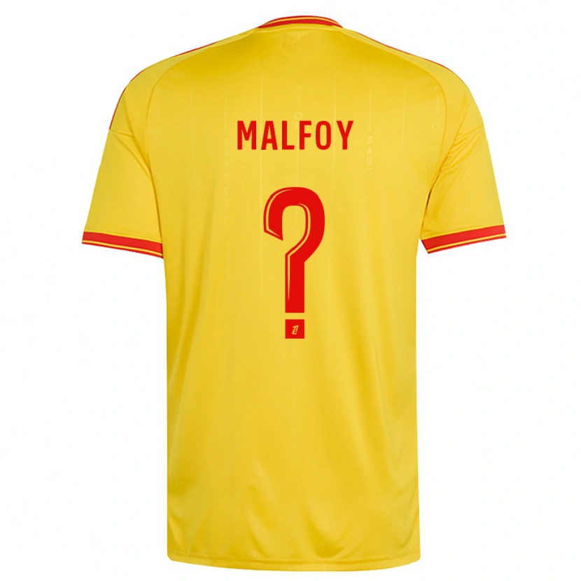 Danxen Herren Lucas Malfoy #0 Gold Orange Rot Heimtrikot Trikot 2026/27 T-Shirt