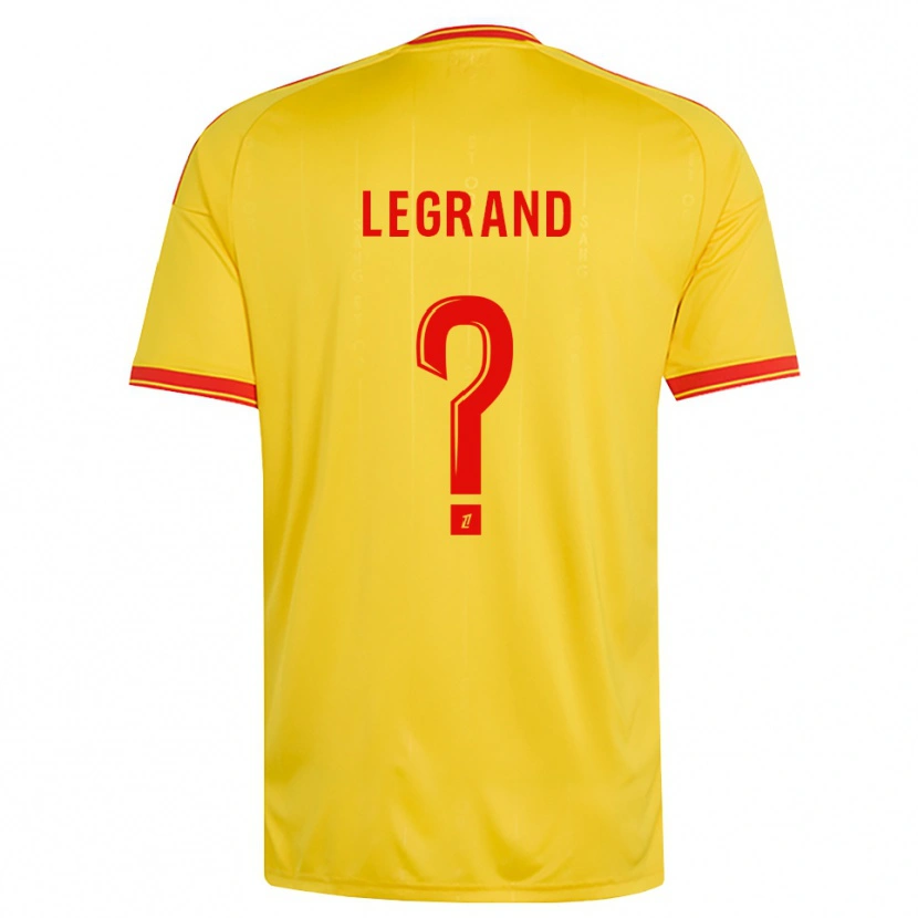 Danxen Herren Bérénice Legrand #0 Gold Orange Rot Heimtrikot Trikot 2026/27 T-Shirt