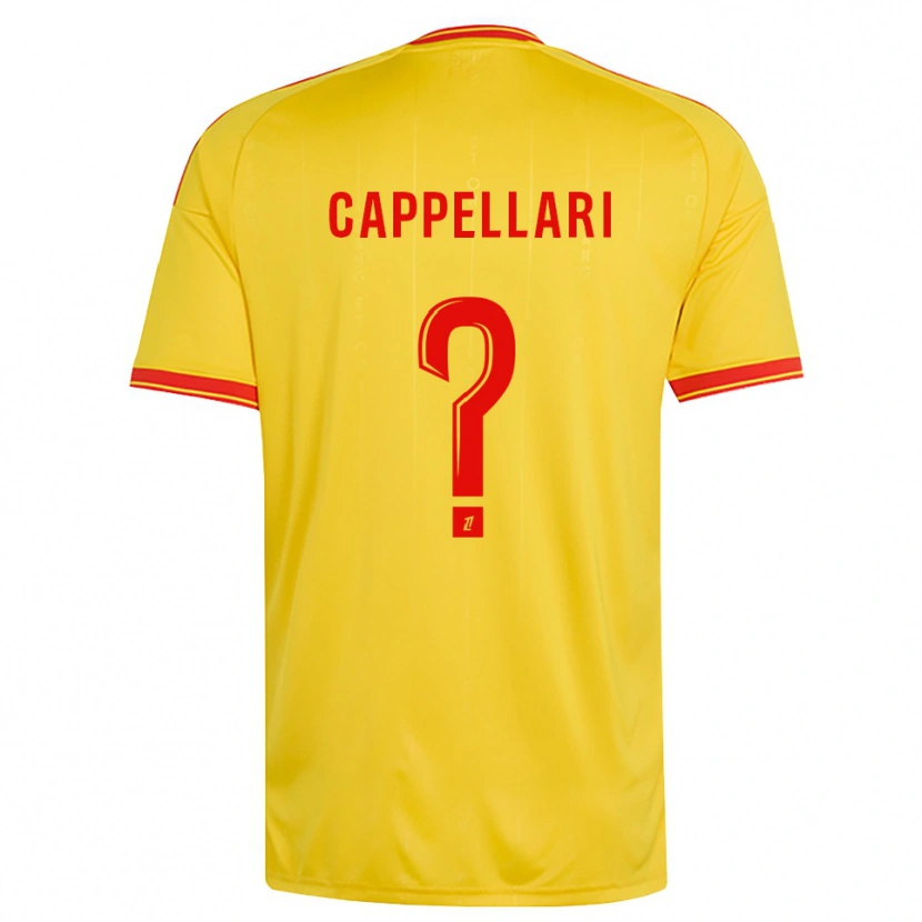 Danxen Herren Jihan Cappellari #0 Gold Orange Rot Heimtrikot Trikot 2026/27 T-Shirt