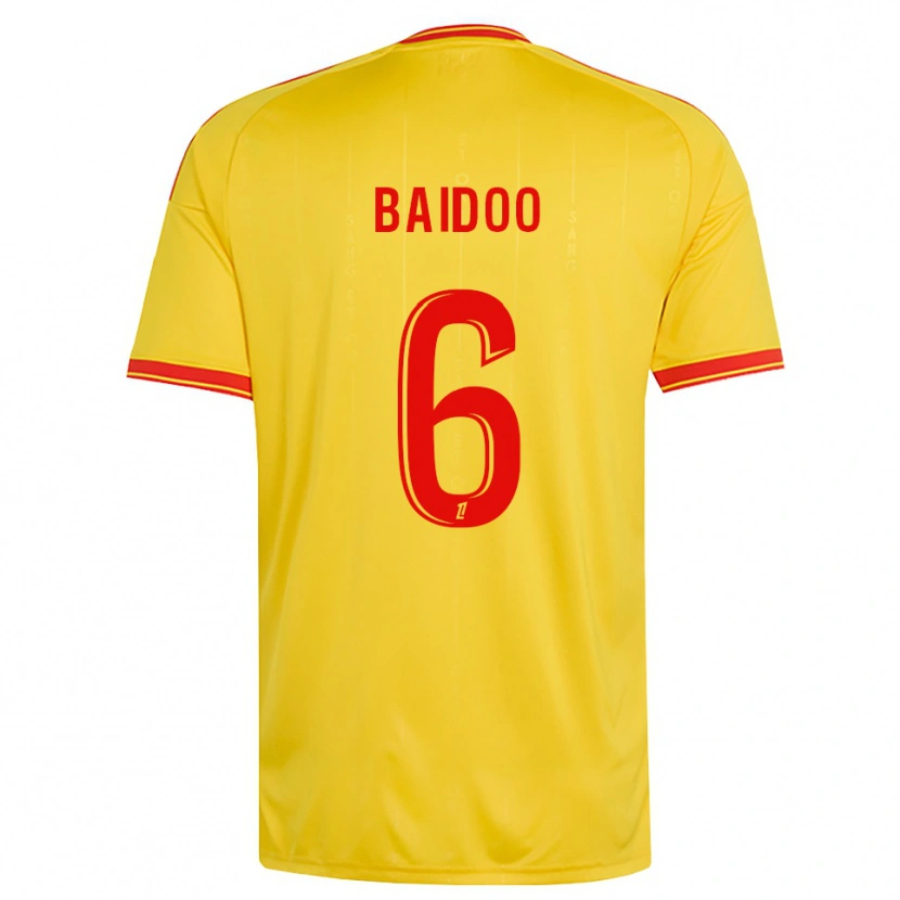Danxen Herren Samson Baidoo #6 Gold Orange Rot Heimtrikot Trikot 2026/27 T-Shirt