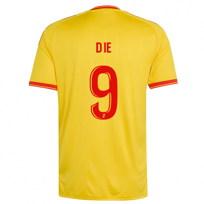 Danxen Herren Manassé Die #9 Gold Orange Rot Heimtrikot Trikot 2026/27 T-Shirt