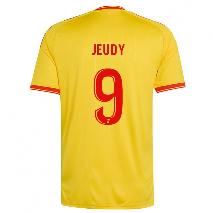 Danxen Herren Sherly Jeudy #9 Gold Orange Rot Heimtrikot Trikot 2026/27 T-Shirt