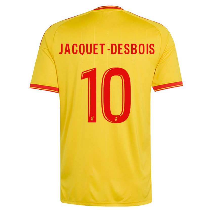 Danxen Herren Tairik Jacquet-Desbois #10 Gold Orange Rot Heimtrikot Trikot 2026/27 T-Shirt
